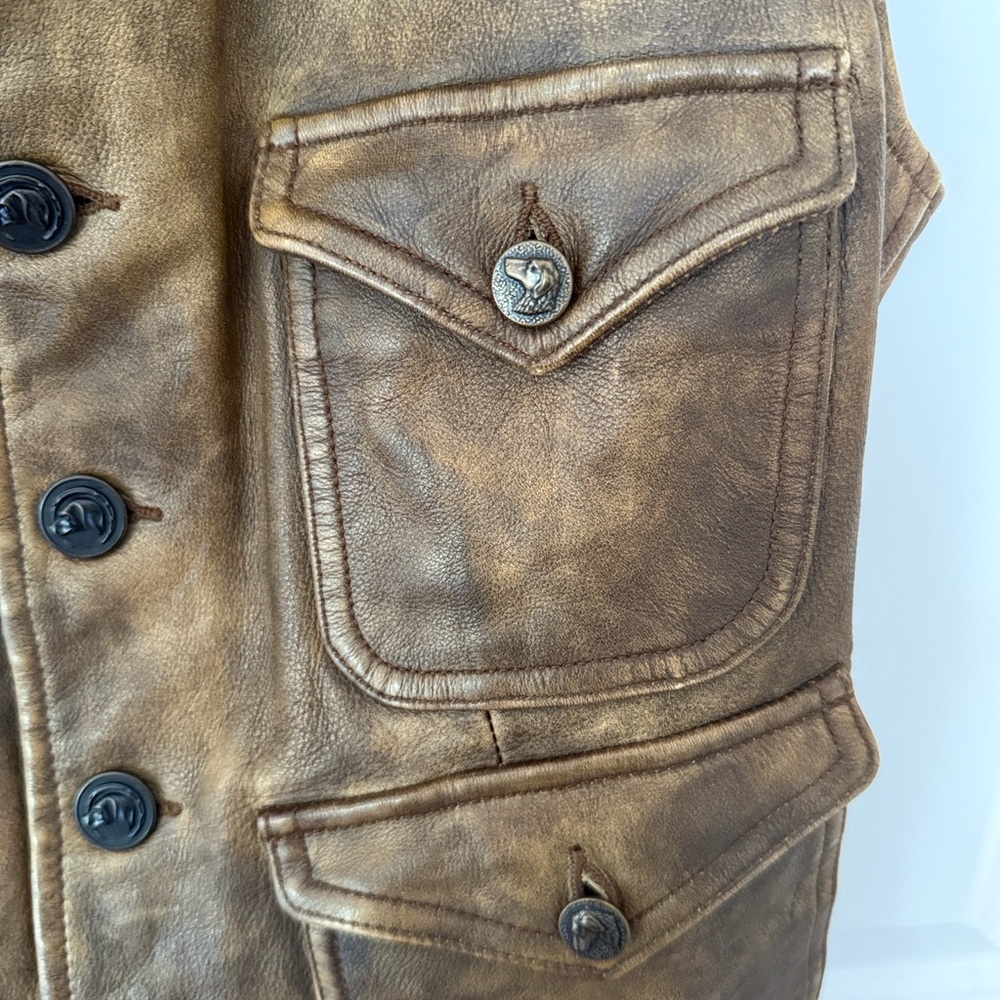 Ralph Lauren Women’s Leather Vest - Picture 6 of 10